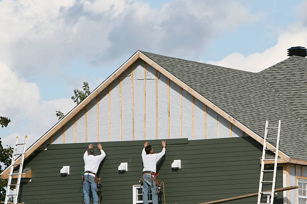 Professional Siding Repair technician working in Albion, IL